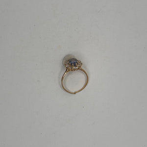 Bague Marguerite Or Jaune 18K Taille-60