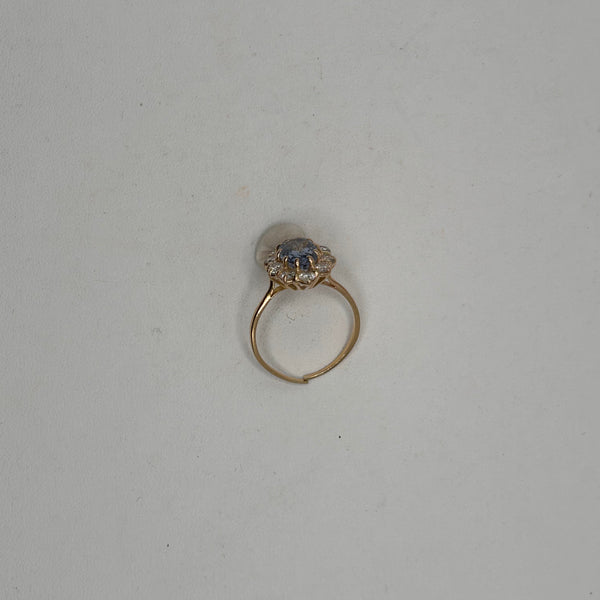 Bague Marguerite Or Jaune 18K Taille-60