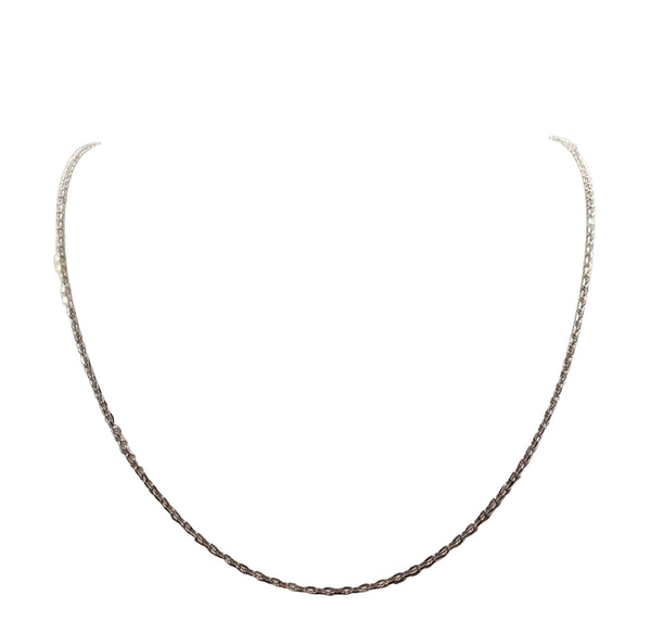 Collier Princesse Or Blanc 18K - 2.20 G