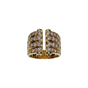 Bague en Or Jaune 18k - 8.78 G - Taille : 54