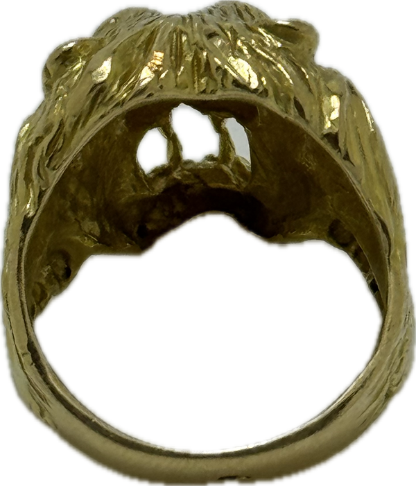 Chevalière en or jaune 18k Taille-59