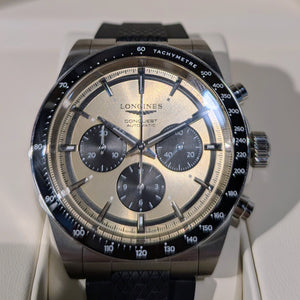 Montre Longines Conquest Chronograph, L3.835.4.32.9 - 2024 Très Bon Etat