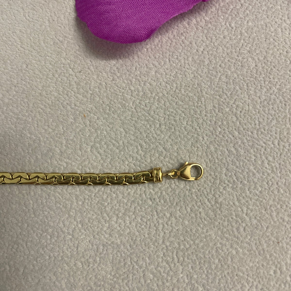Bracelet maillon en or jaune 18K 4.61 Grs