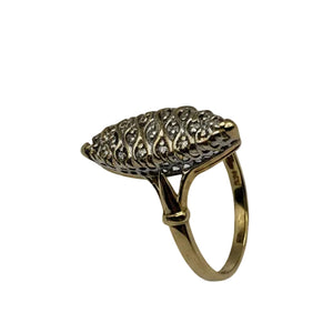 Bagues Marquise en Or Jaune 18K