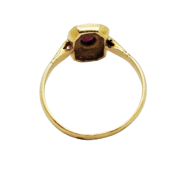 Bague en Or jaune 18K - Taille 52 - 2.05G