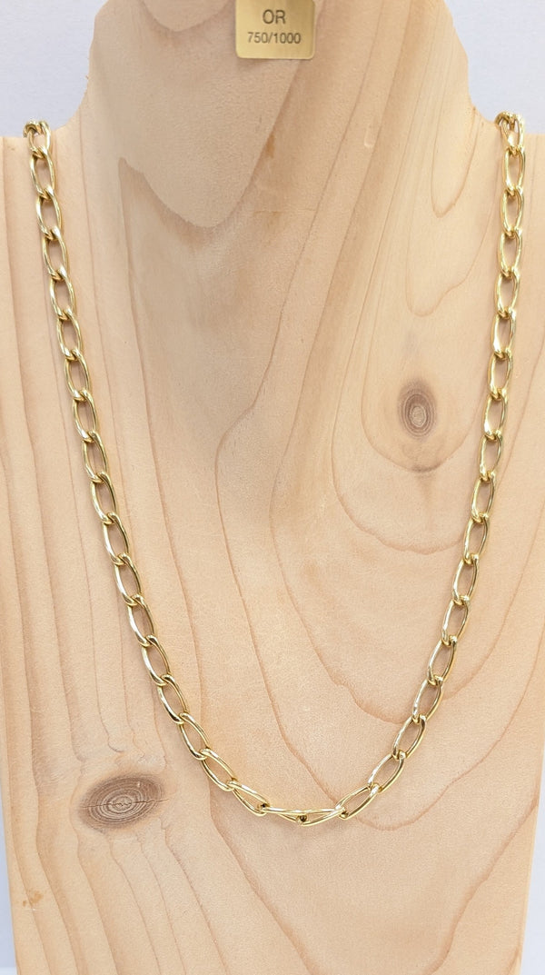 Collier Princesse Or Jaune 18K 9.31 Grs