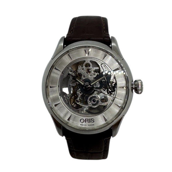 Montre Oris Artelier Skeleton Squelette Automatique Cuir 2010