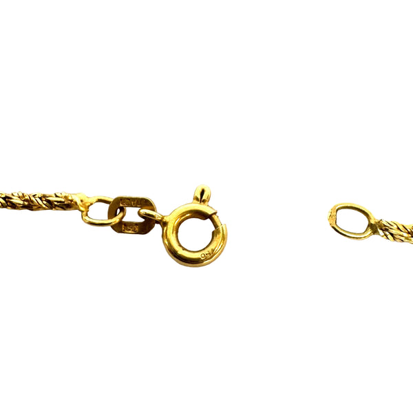 Collier Sautoir en Or Jaune 18K