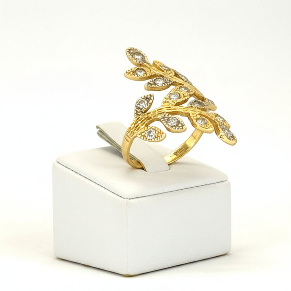 Bague en Or Jaune 18 K - Taille 55 - 4.71 G