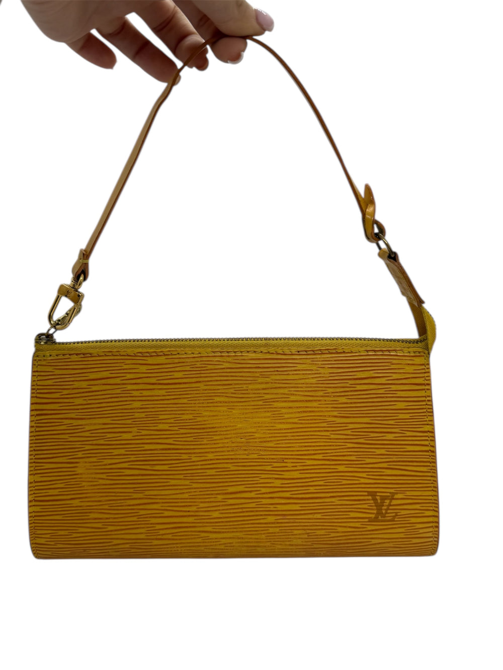 Louis Vuitton Pochette Jaune Élégante et Colorée