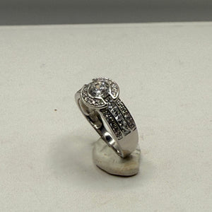 Bague en or blanc 18K Taille-56