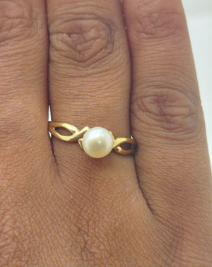 Bague en Or Jaune 18K Taille-55