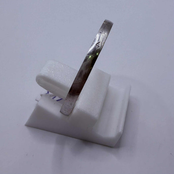 Bague Alliance en Or Gris 18 K - Taille 66 -  2.18 G