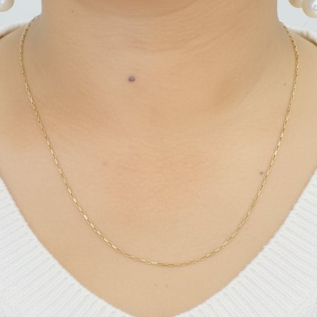 Collier Princesse en Or Jaune 18 K - 2.35 G