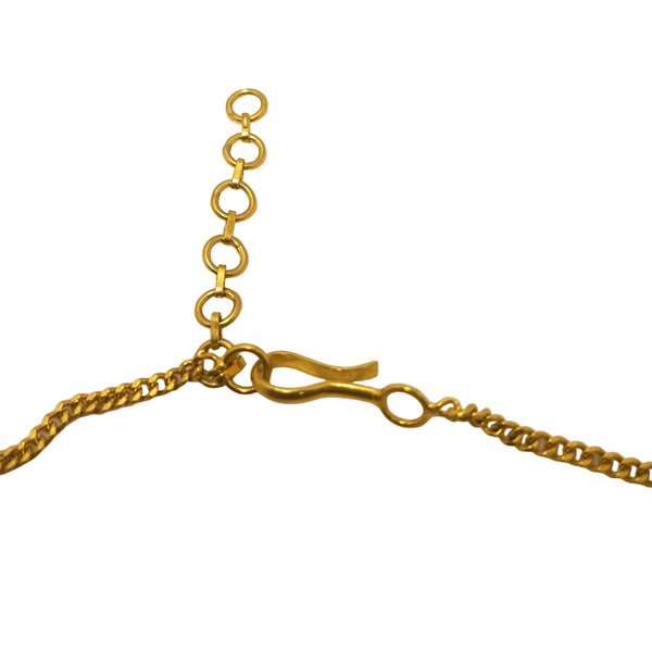 Collier Princesse Artisanal en Or Jaune 21k