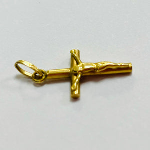 Pendentif Croix en Or Jaune 18K - 1.27G