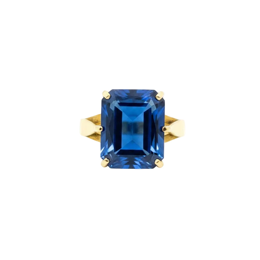 Bague en Or Jaune 18k - 3.84 G - Taille : 55