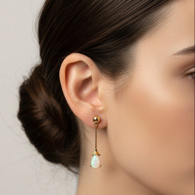 Boucles d'oreilles Or jaune 18 K - 1.38 G