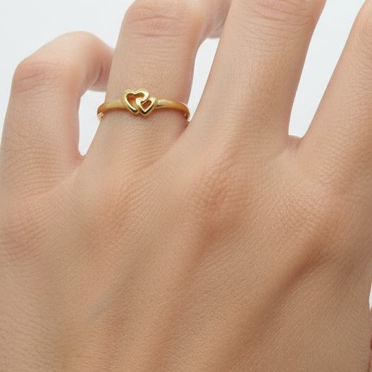 Solitaire Or Jaune 18 K - Taille 53 - 0.99