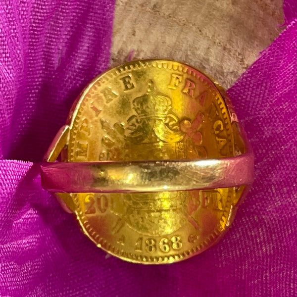 Bague en Or jaune 18K Taille-58