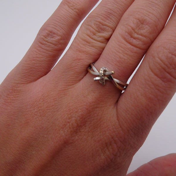 Bagues en or blanc 18 Carats  Taille - 57