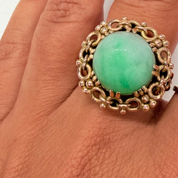 Bague Empierrée en Or Jaune 18k