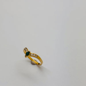 Bague en or jaune 18K Taille-56