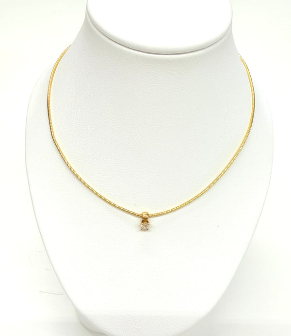 Collier Princesse en Or Jaune 18 K - 4.81 G