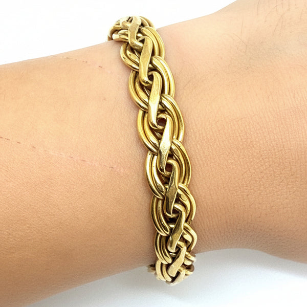 Bracelet Maillé en Or Jaune 18k - 10.65 G