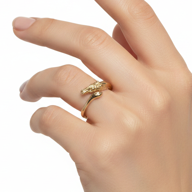 Cheval en Or Jaune 18K