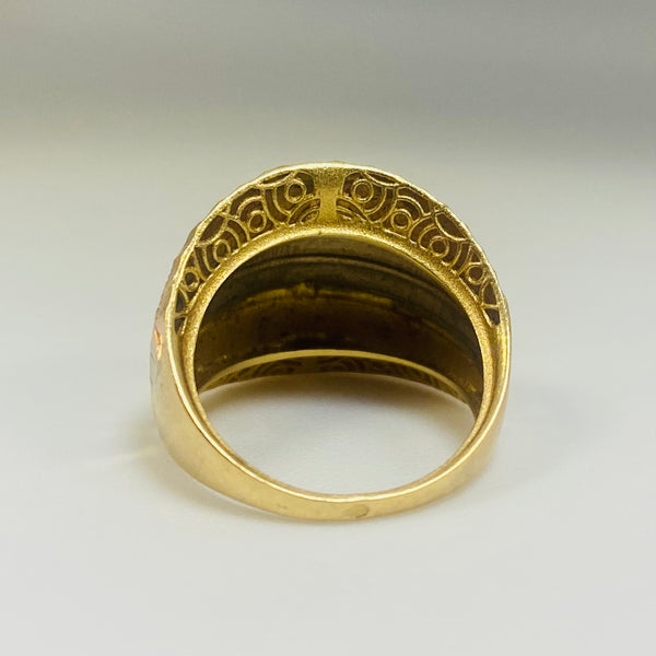 Bague Tank 3 Ors 18K Taille-54