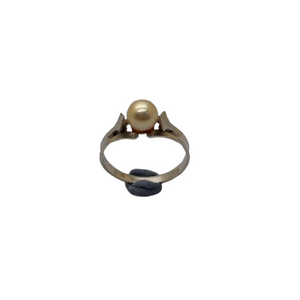 Solitaire en Or Blanc 18K Taille-54