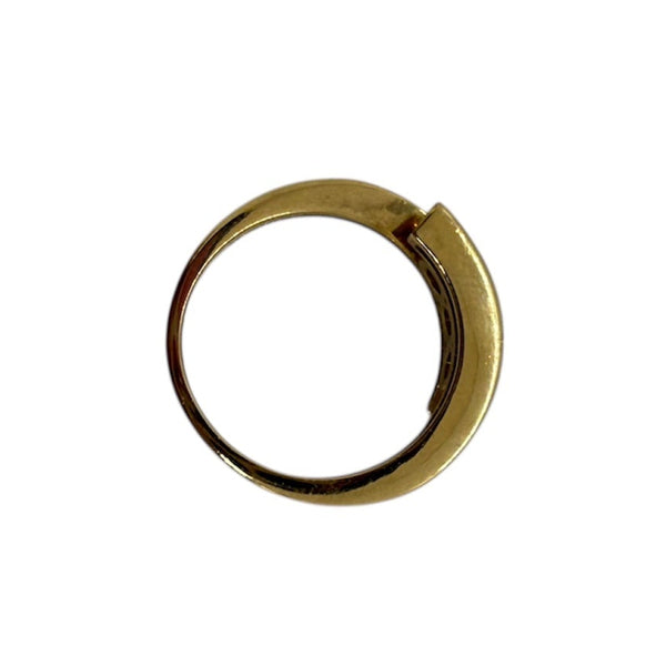 Alliance Empierrée en Or Jaune 18 Carats Taille 52