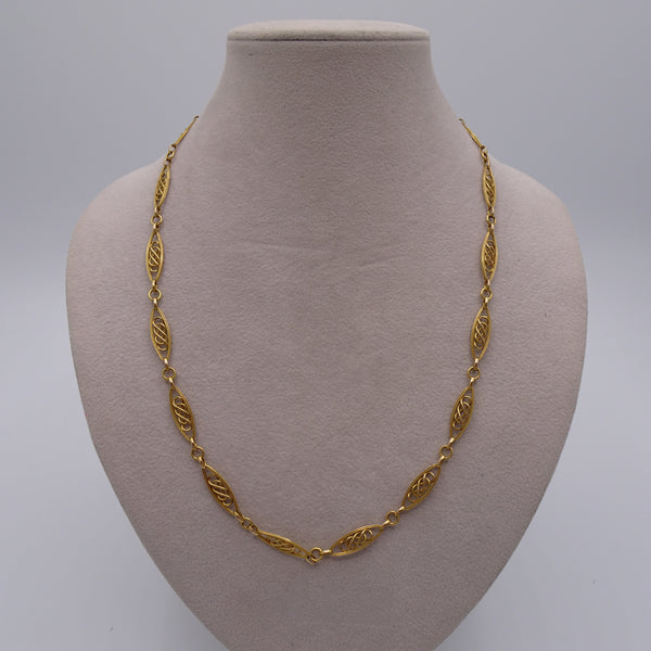 Collier en Or Jaune 18 Carats Poids-10.89 Grs