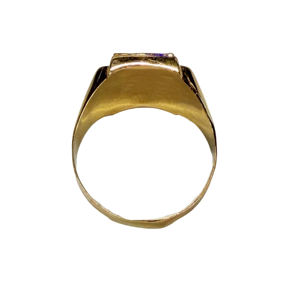 Bague en Or jaune 18K - Taille 72 - 4.71G