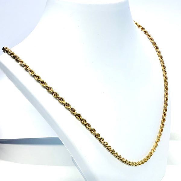 Collier Sautoir en Or Jaune 18k -64cm