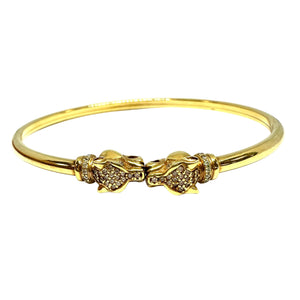 Bracelet jonc en or jaune 18K