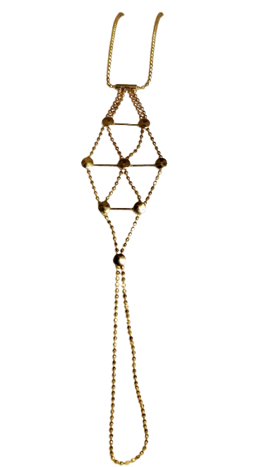 Bracelet Jonc en Or Jaune 18 Carats – Maille Boule 20 Cm