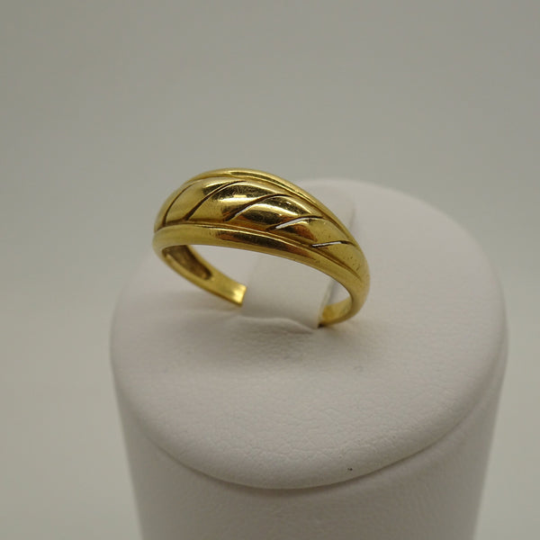 Bague en or jaune 18K Taille-52