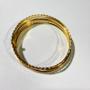 Bracelet Semainier Or Jaune 18K - 44.91g