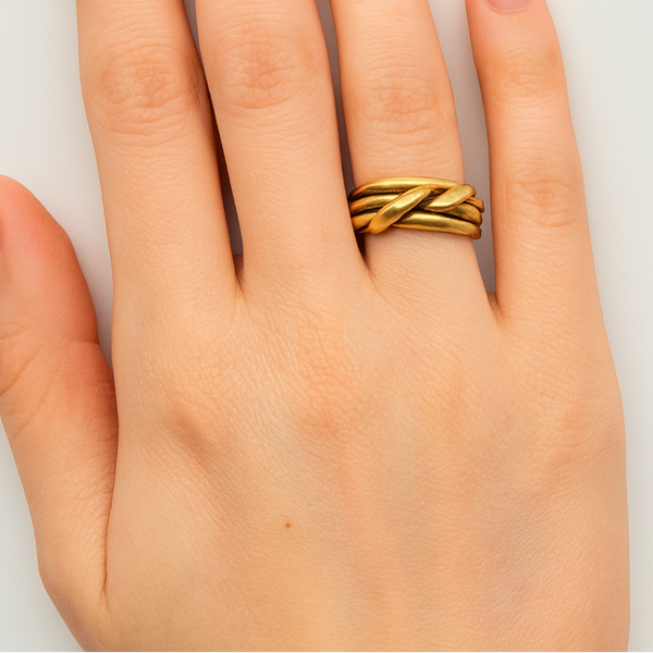 Bagues en or 18 K - 4.15 G