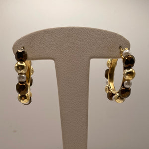 Boucles d'oreilles créoles en Or 18K - 6.42g