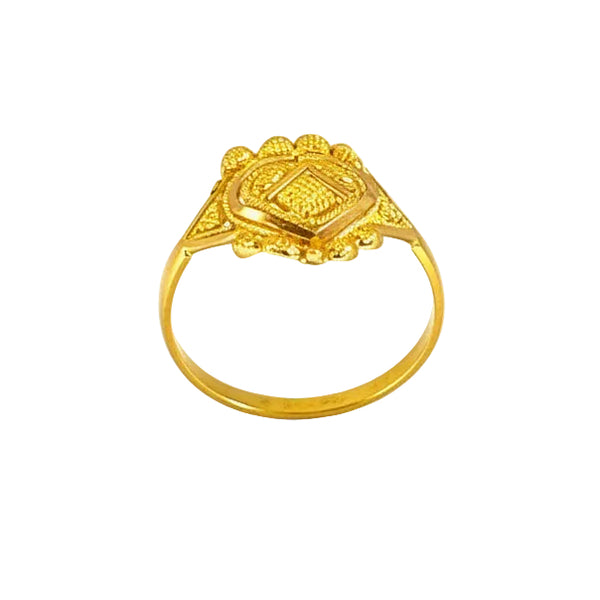 Bague en Or Jaune Chevalière 21K - T54 - 2.46Grs