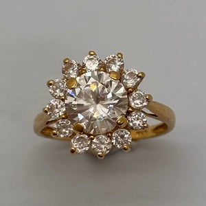 Bague Or jaune 18k - Taille 53