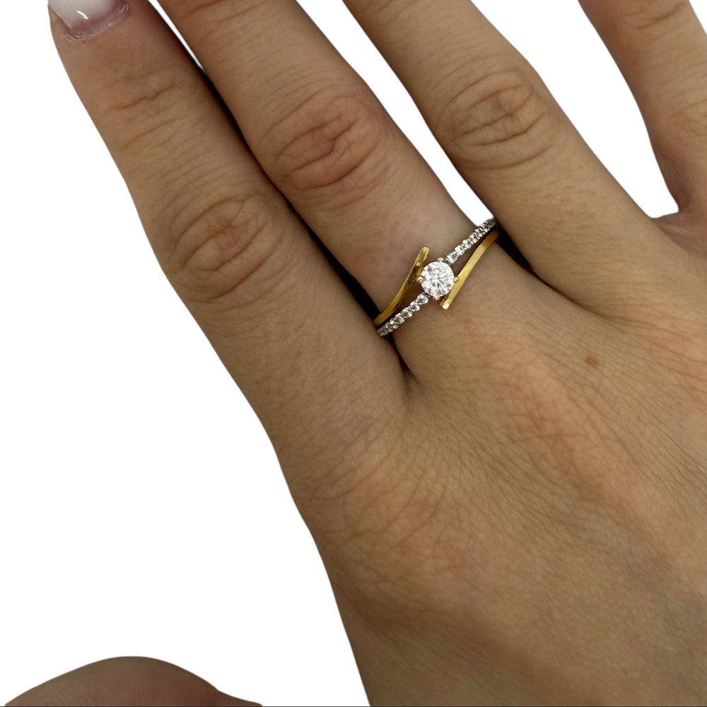 Bagues Alliance Or Jaune 18K Taille-54