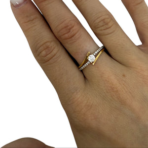 Bagues Alliance Or Jaune 18K Taille-54