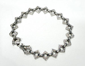 Bracelet en or blanc 18 K - 16.44 G
