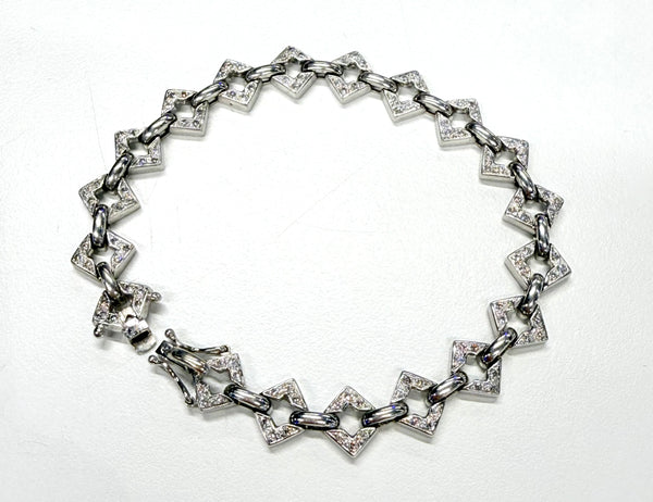 Bracelet en or blanc 18 K - 16.44 G