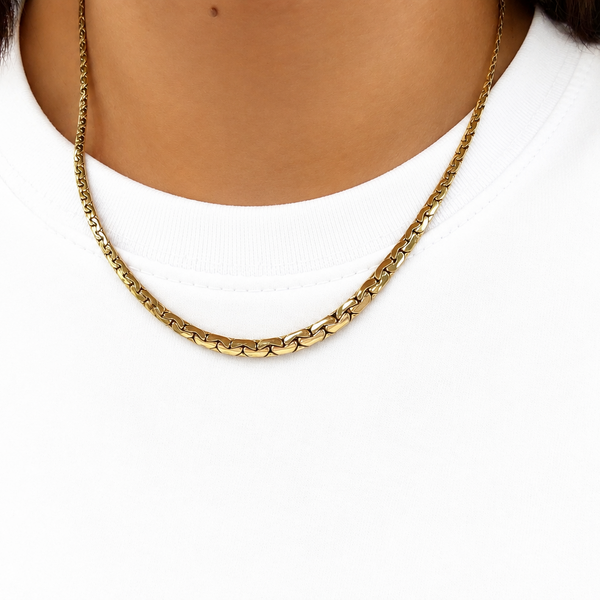 Collier Ras du Cou en Or Jaune 18 Carats