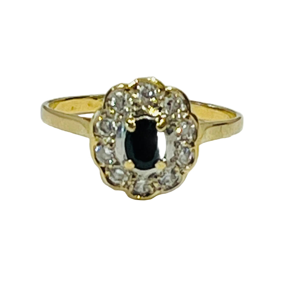 Bague Marguerite en Or 18 K - Taille 58 - 2.50 G